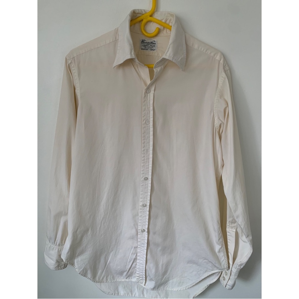 Vintage white button down shirt from British shirt-maker Turnbull & Asser